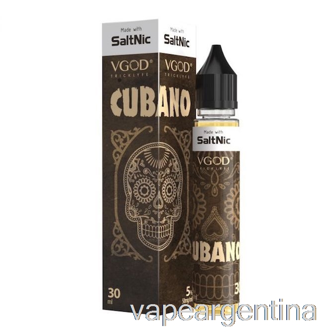 Cubano - Vgod Saltnic - 30ml 25mg Vape Descartable